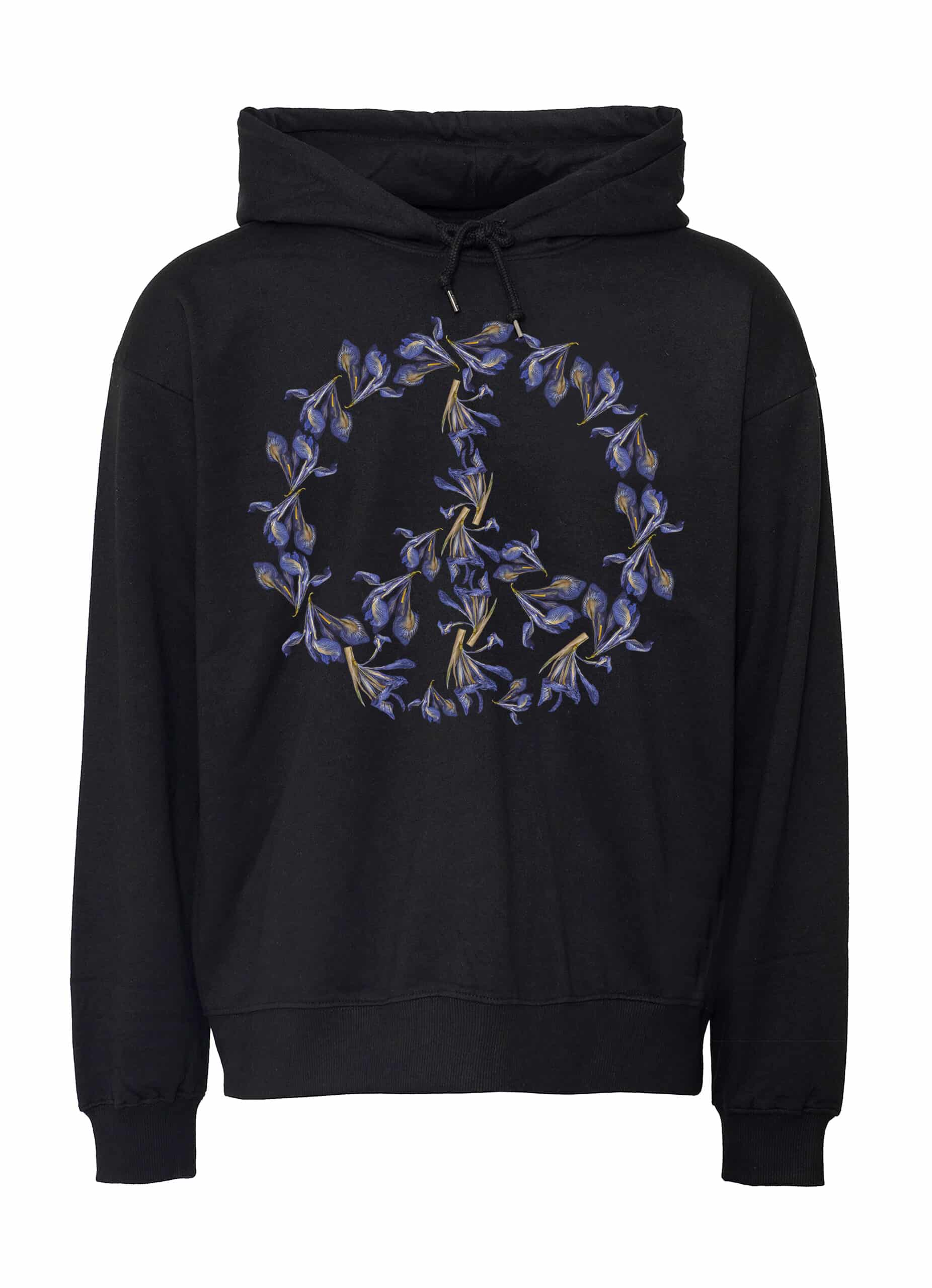 loose-fit-hoodie-black-Kreetta-Peace-Blue