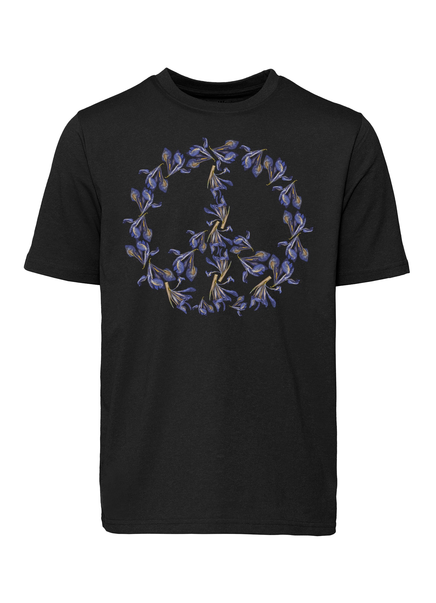 loose-fit-t-shirt-black-Kreetta-Peace-Blue