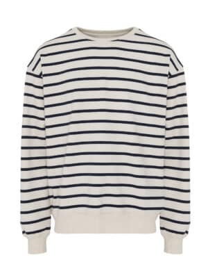Striped Loose Fit Sweatshirt